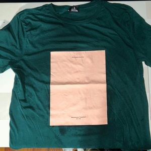 Dark green graphic tshirt